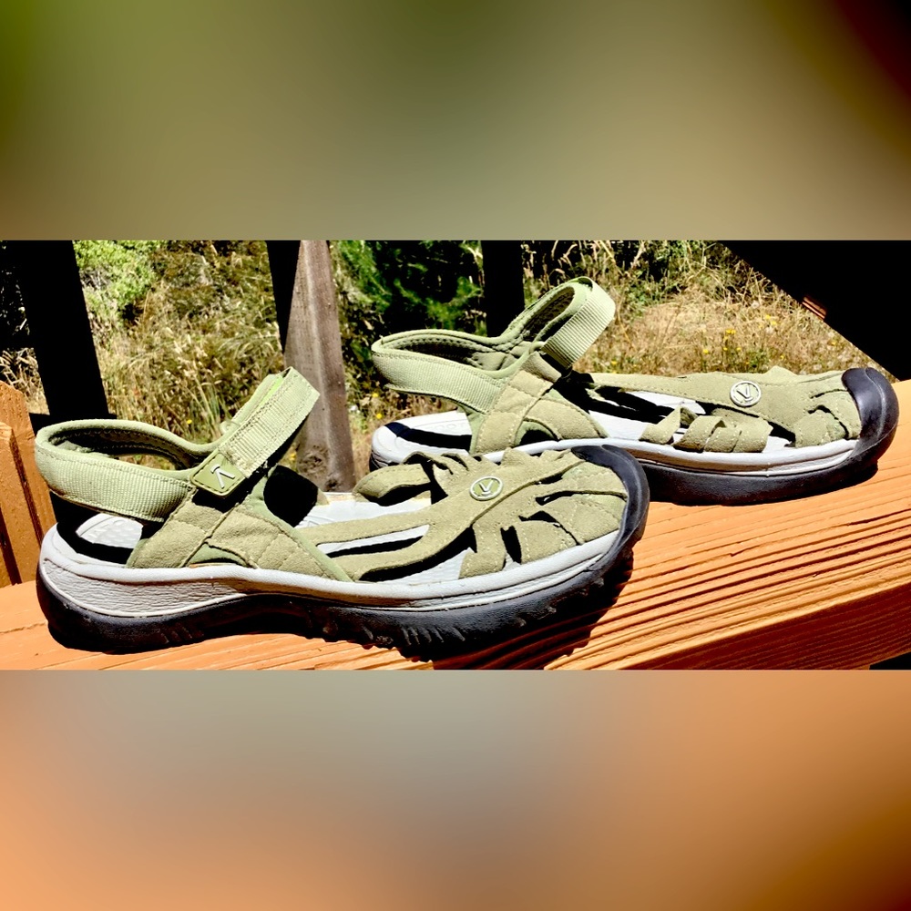 Keen Women’s “Rose” Sandals Size 7.5 Light Green